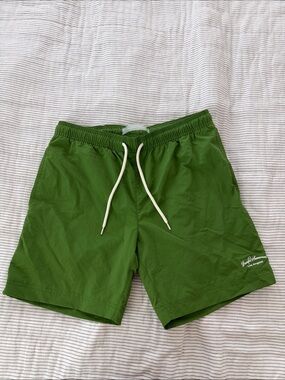 NWOT Pacsun Green Collegiate 6.5" Swim Trunks